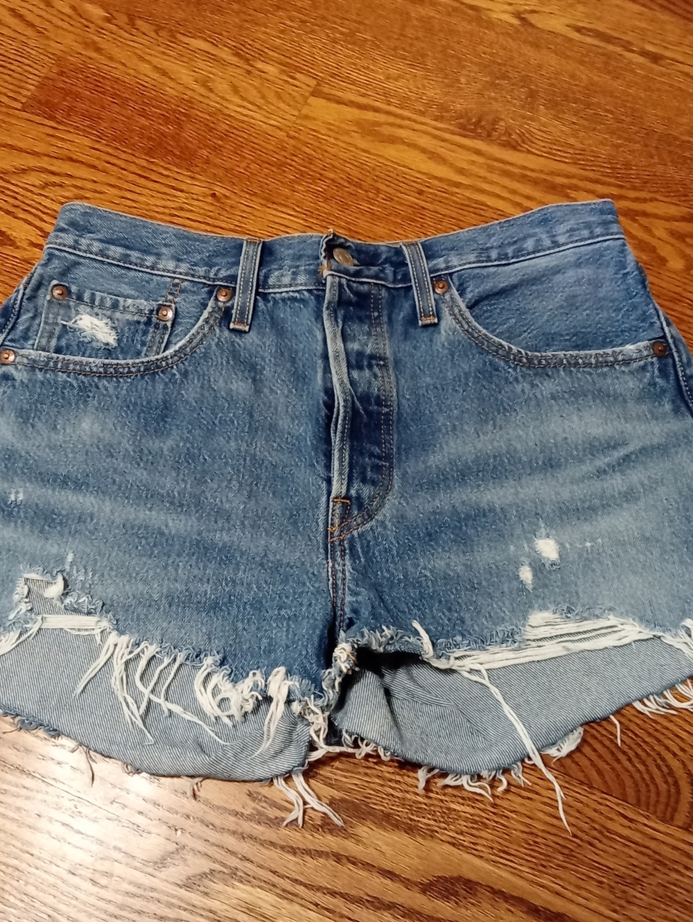 Levis 501 Medium Wash Denim Shorts W 29